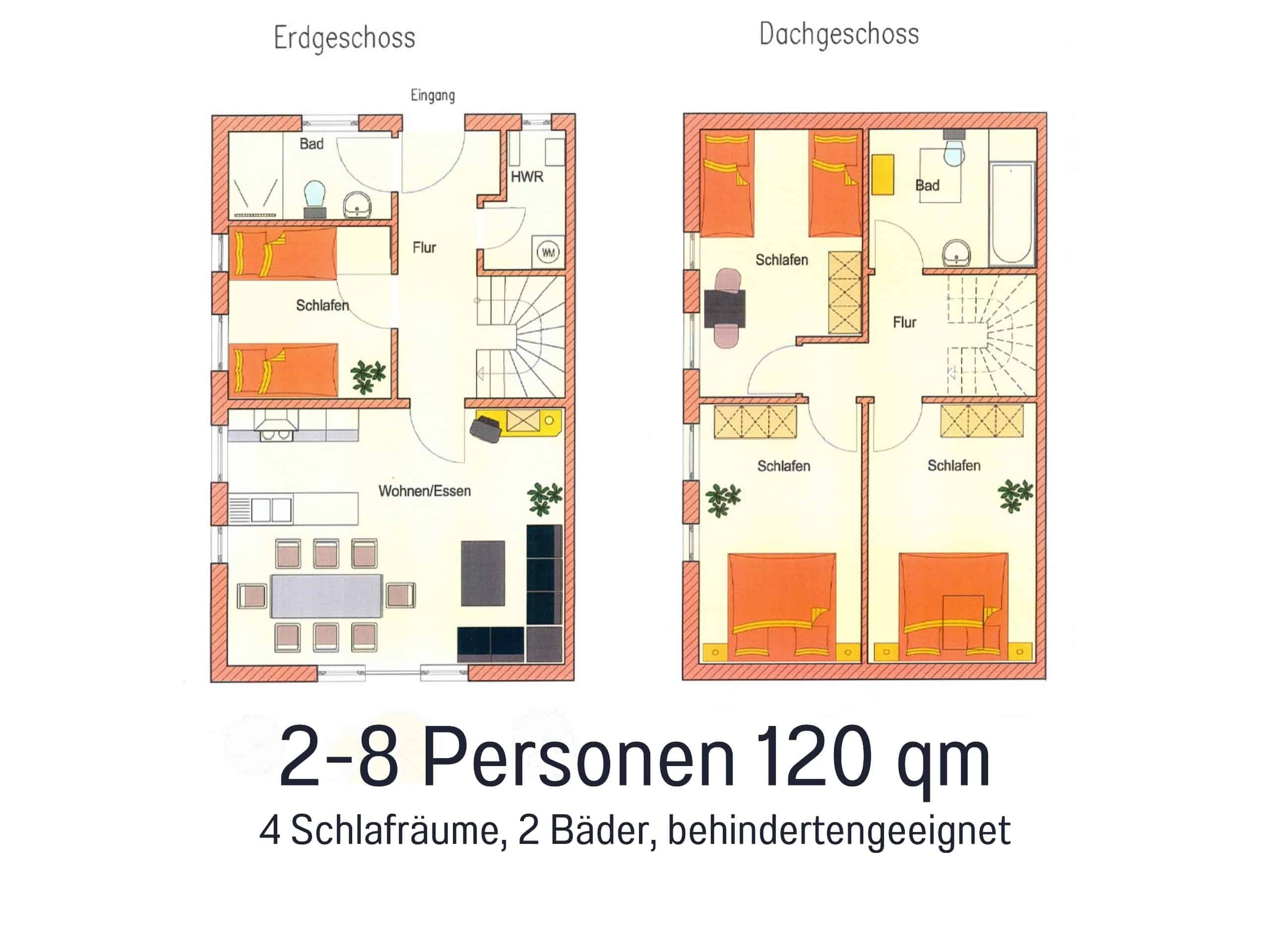 Ferienhaus Strandzauber Grundriss